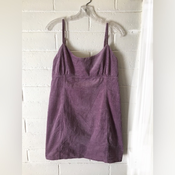 Wild Fable Lilac Purple Corduroy Mini Dress - Picture 5 of 8